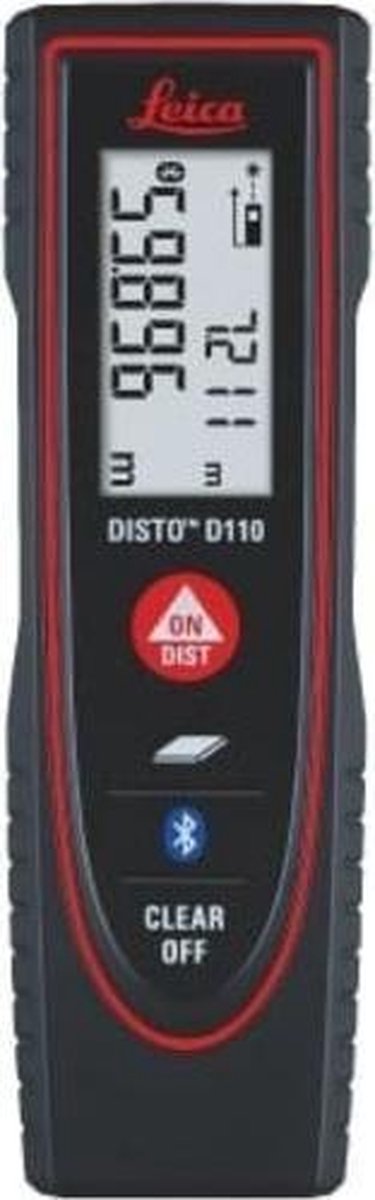 Leica disto d110 afstandsmeter in tas - bluetooth - 60m