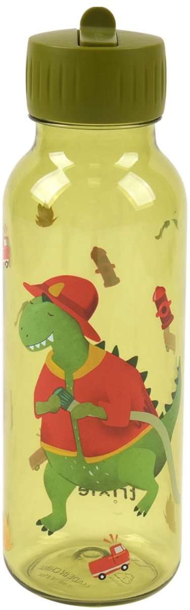 Trixie | drinkfles fireman mr. dino tritan 500ml