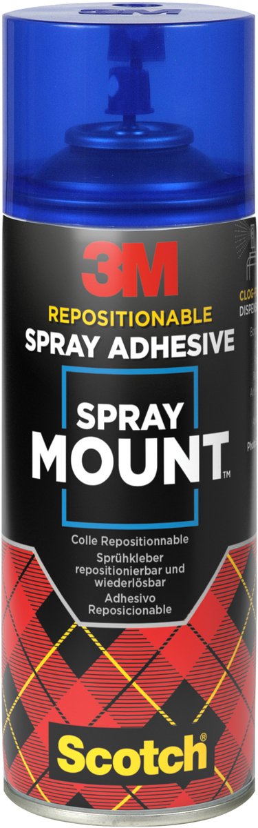 3m™ scotch-weld spray mount, transparant, 400 ml