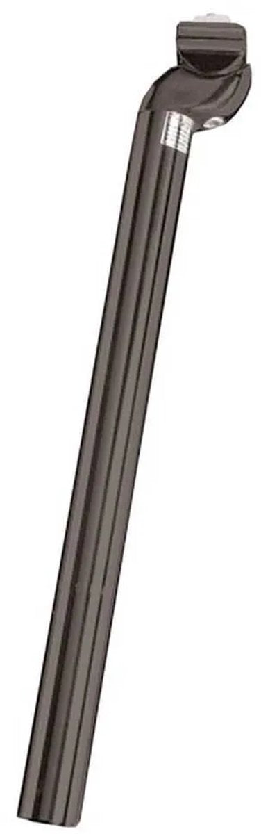 Ergotec zadelpen vast patent 27,2 x 350 mm aluminium zwart