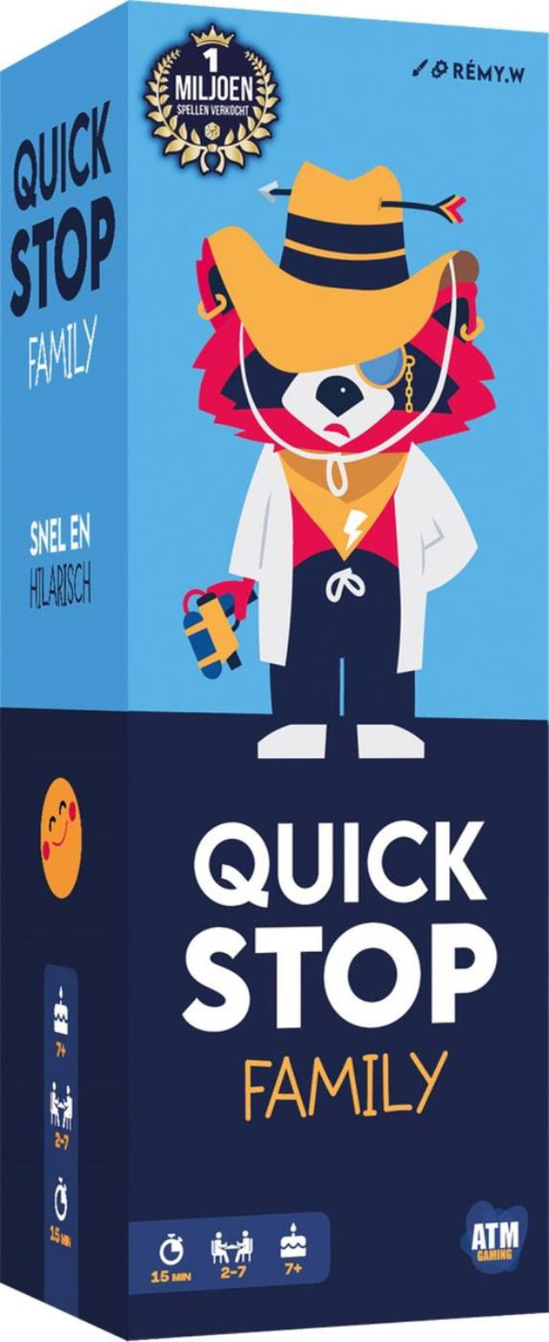 Asmodee quickstop family razendsnel kaartspel
