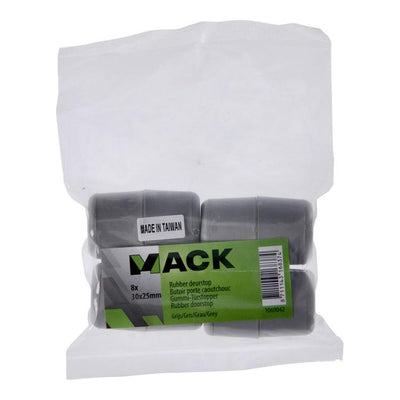 Mack 1069042 - deurstop rubber grijs 30 x 25 mm 8 st pcs | 6 stuks