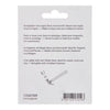 Mack 1066769 - stoelglijder nagel kunststof zwart ø 25 mm 8 st pcs | 6 stuks