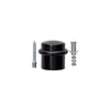 Mack 1069031 - deurstop cilindermodel zwart ø 30h35 mm 1 st pc | 6 stuks