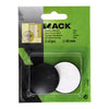 Mack 1069035 - deurstop zelfklevend zwart ø 40 mm 2 st pcs | 6 stuks