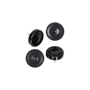 Mack 1066770 - stoelglijder nagel kunststof zwart ø 28 mm 4 st pcs | 6 stuks - afbeelding 1
