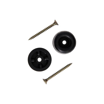Mack 1069029 - deurstop rubber + schroef zwart 30 x 25 mm 2 st pcs | 6 stuks