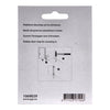 Mack 1069029 - deurstop rubber + schroef zwart 30 x 25 mm 2 st pcs | 6 stuks