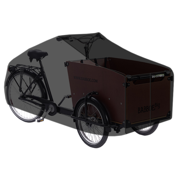 Ds covers cargo bike cover for doubke-track bike with 3 wheels without built-in rain cover black