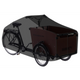 Ds covers cargo bike cover for doubke-track bike with 3 wheels without built-in rain cover black