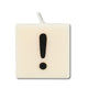 Paperdreams letter kaarsje symbool !, set van 4