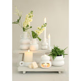 Ideas 4 seasons chubby bloempot gebroken wit ø9xh6,4cm - afbeelding 2
