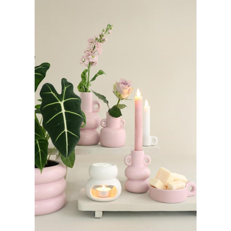 Ideas 4 seasons chubby bloempot roze ø9xh6,4cm