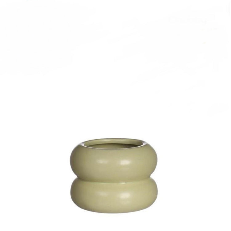 Ideas 4 seasons chubby bloempot jade groen ø9xh6,4cm