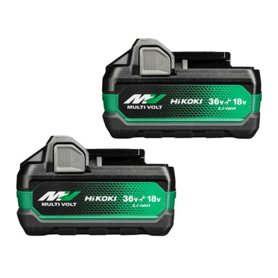 Hikoki 380205 accu set twin pack 2x multi-volt accu 36v 2.5ah 18v 5.0ah - 380205