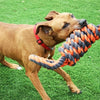 Happy pet nuts for knots extreme spoel 8 vorm tugger grijs oranje
