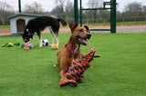 Happy pet nuts for knots extreme spoel 8 vorm tugger grijs oranje - afbeelding 3