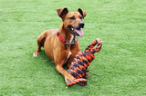 Happy pet nuts for knots extreme spoel 8 vorm tugger grijs oranje - afbeelding 4