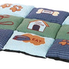 Trixie hondenkussen patchwork blauw groen