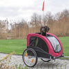 Trixie Hondenfietskar zwart rood