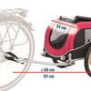 Trixie Hondenfietskar zwart rood