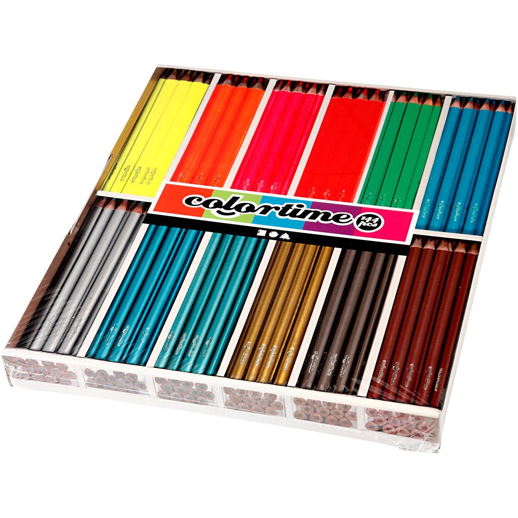 Https: www.cchobby.nl kleurpotloden-l-17-45-cm-vulling-4-mm-metallic-kleuren-neon-kleuren-144-stuk-1-doos