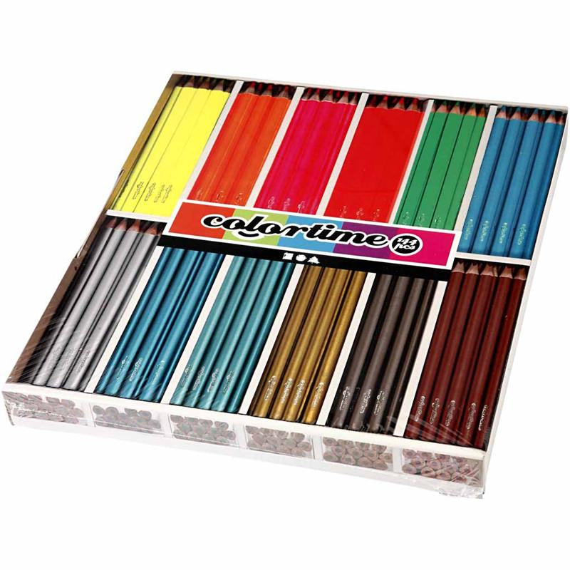 Https: www.cchobby.nl kleurpotloden-l-17-45-cm-vulling-4-mm-metallic-kleuren-neon-kleuren-144-stuk-1-doos