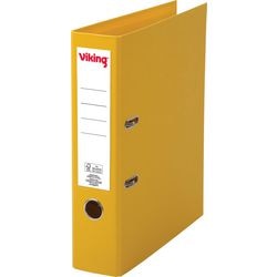 Ordner viking pp a4 rug 7 cm geel