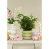 Ideas 4 seasons chubby kaarsenhouder roze 13,5x9,5cm