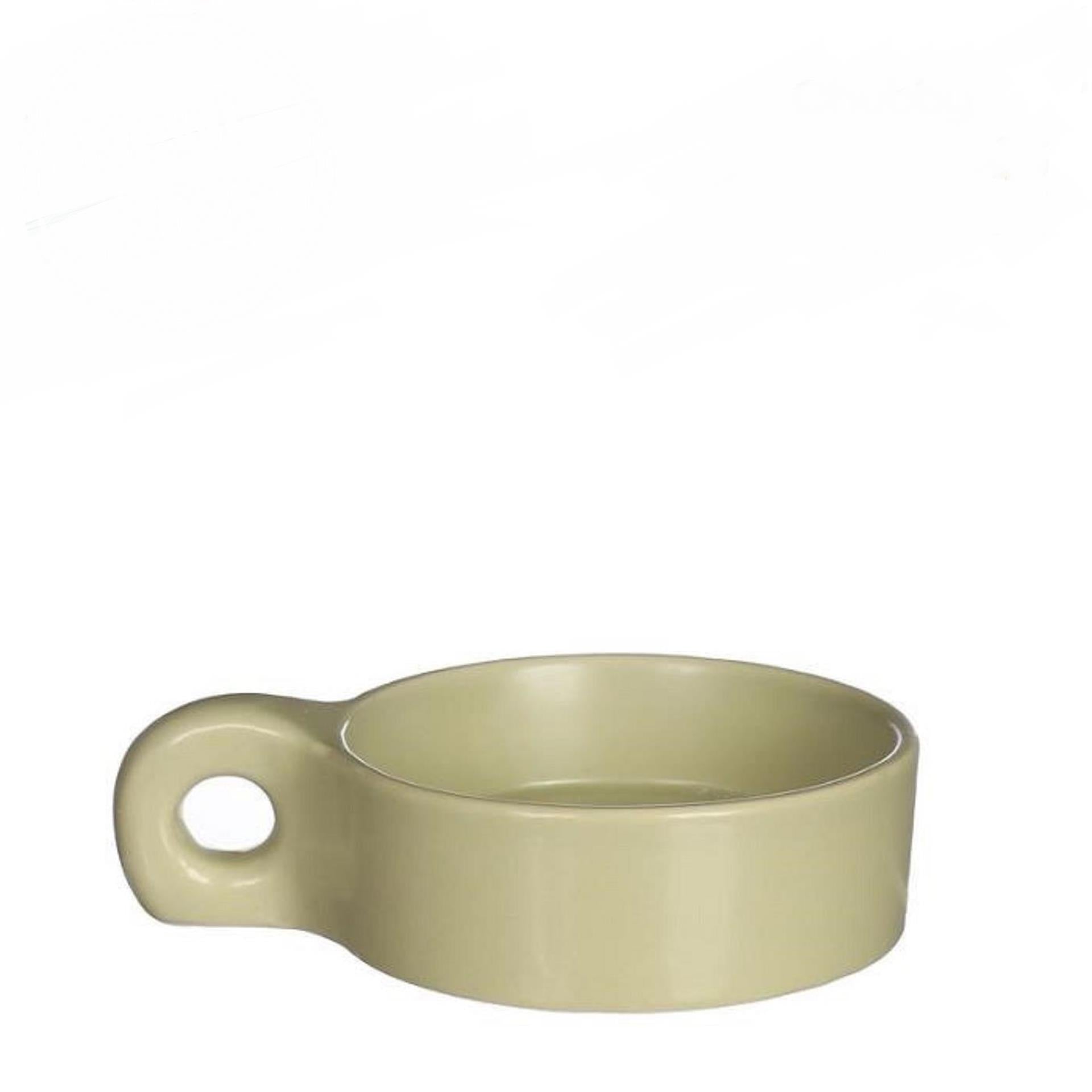 Ideas 4 seasons chubby kaarsenhouder groen 13,5x9,5cm