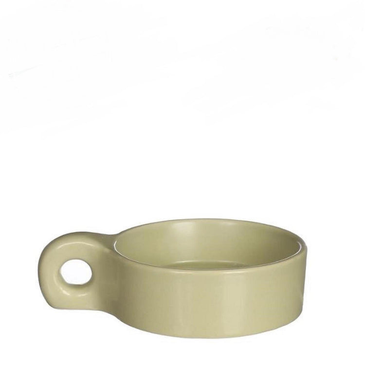 Ideas 4 seasons chubby kaarsenhouder groen 13,5x9,5cm