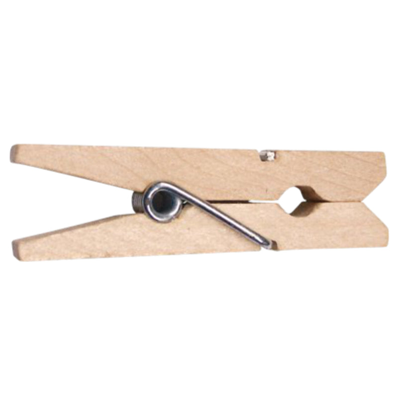 Vaessen creative • wasknijpers hout 3,5cm 12pcs naturel