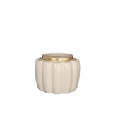 Ideas 4 seasons bloempot pouff crã¨me ø12,6xh9,7cm - afbeelding 1