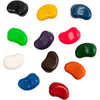 Creativ company krijtjes bonen diverse kleuren, 12st.