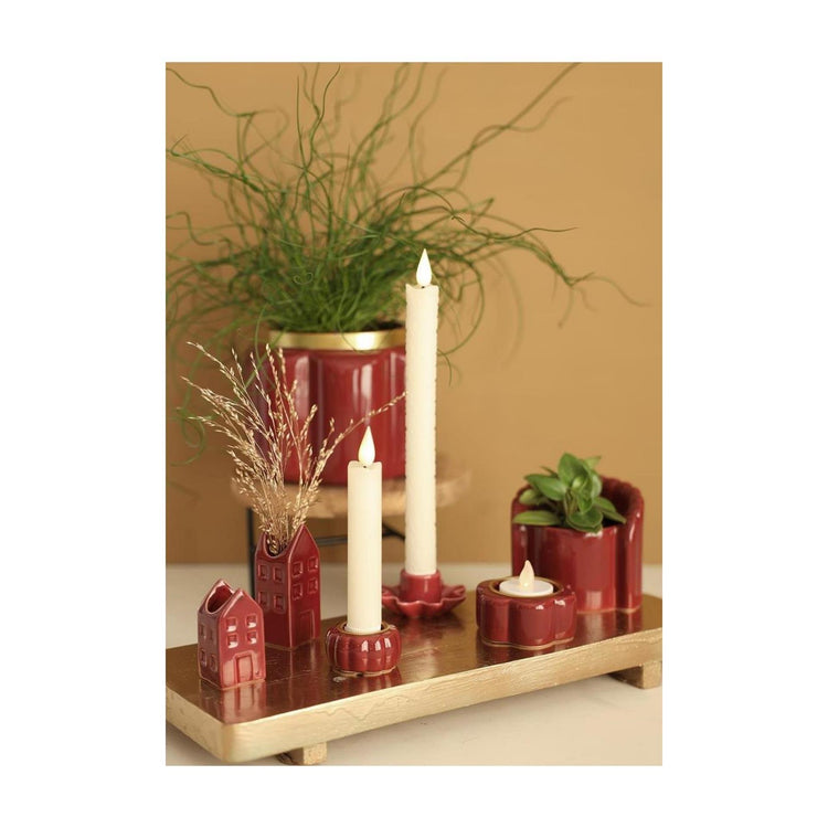 Ideas 4 seasons kaarshouder pouff kers ø4,8xh2,6cm