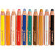 Stabilo woody 3 in 1 - multitalent potlood - set 10 stuks