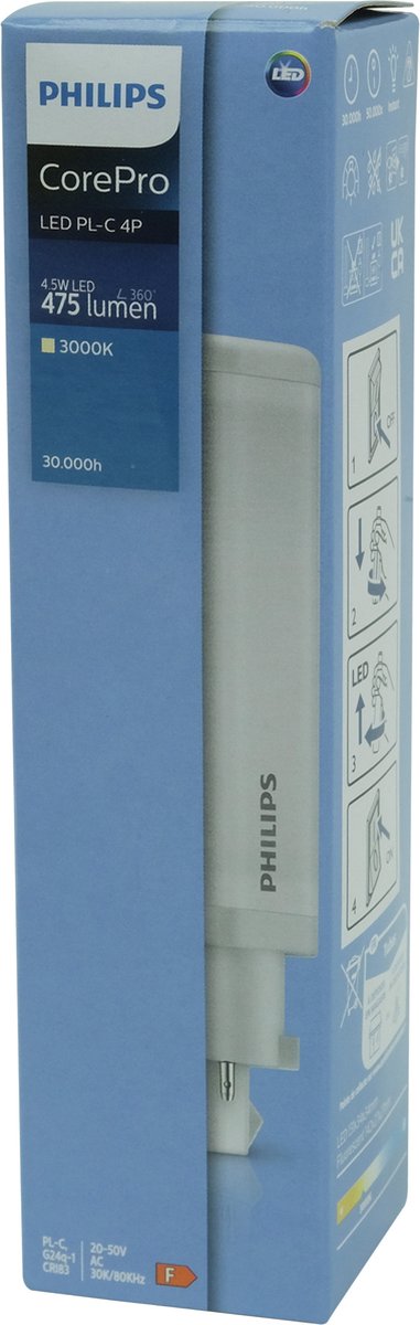 Philips corepro led plc 4.5w - 4 pin
