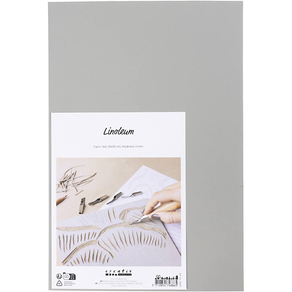 Https: www.cchobby.nl linoleum-afm-20x30-cm-dikte-3-mm-grijs-2-stuk-1-doos