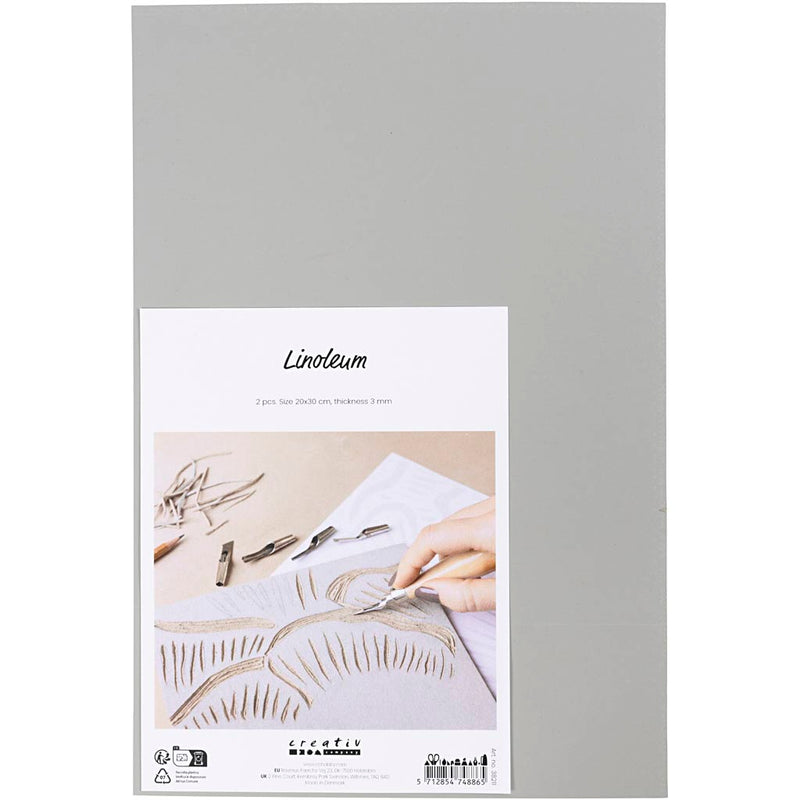 Https: www.cchobby.nl linoleum-afm-20x30-cm-dikte-3-mm-grijs-2-stuk-1-doos