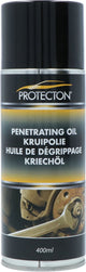 Protecton kruipolie - maakt vastgelopen bevestigingen vastzittende delen los - goede penetrerende werking - bevat grafiet en mos2 – waterbestendig - beschermt tegen corrosie - 400ml