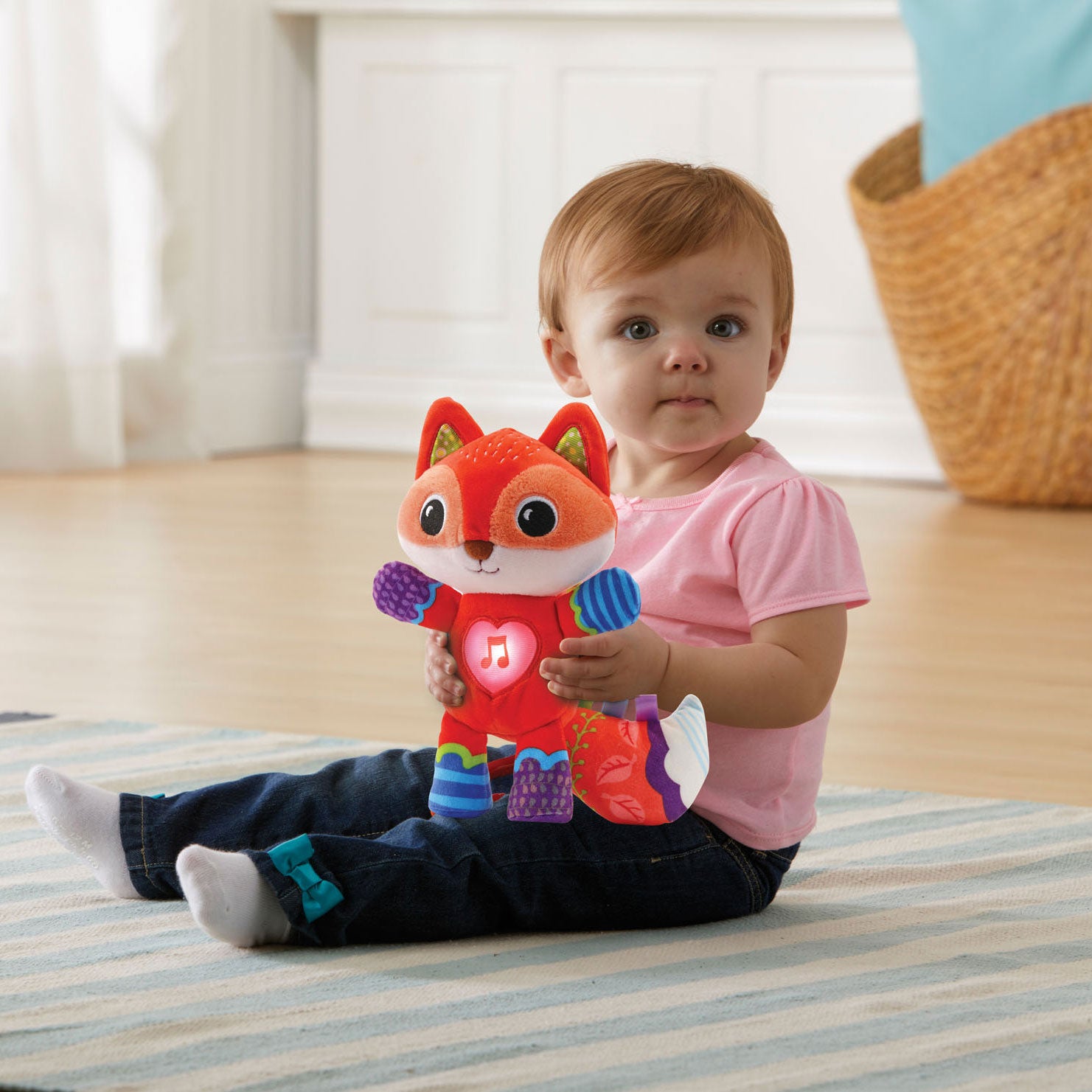 Vtech dierenvriendjes vosje knuffel - interactieve activity center - educatief baby speelgoed - cadeau - 0 jaar tot 3 jaar