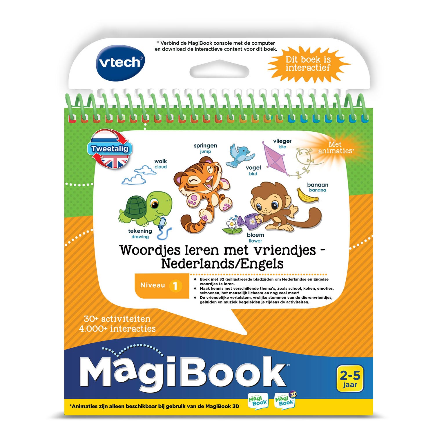 Vtech magibook - woordjes leren met vriendjes nl-en