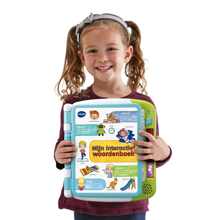VTech Kinderboek Mijn interactief Woordenboek wit blauw groen