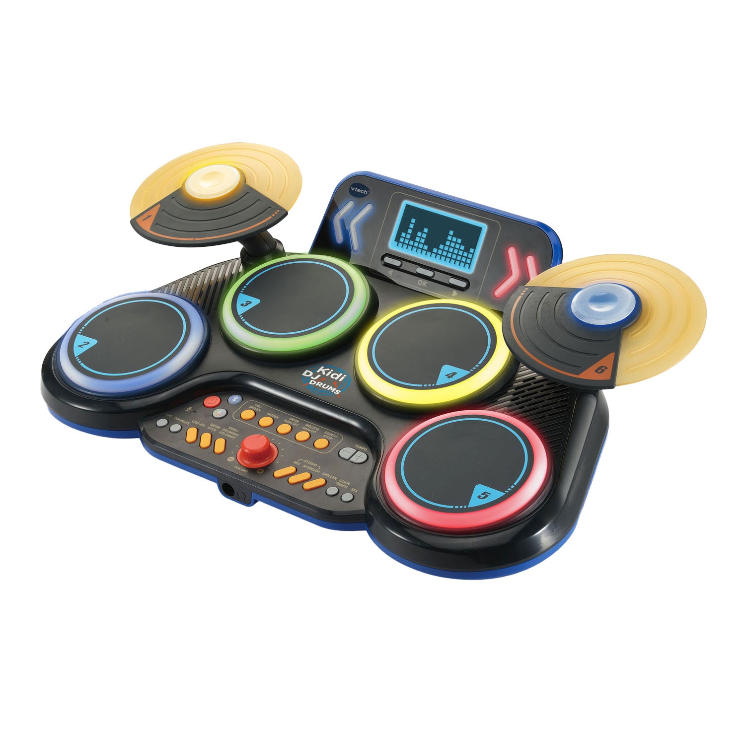 Vtech kidi dj drums - interactief speelgoed - stimuleert creativiteit - inclusief opname functie bluetooth - speelgoed vanaf 6 jaar