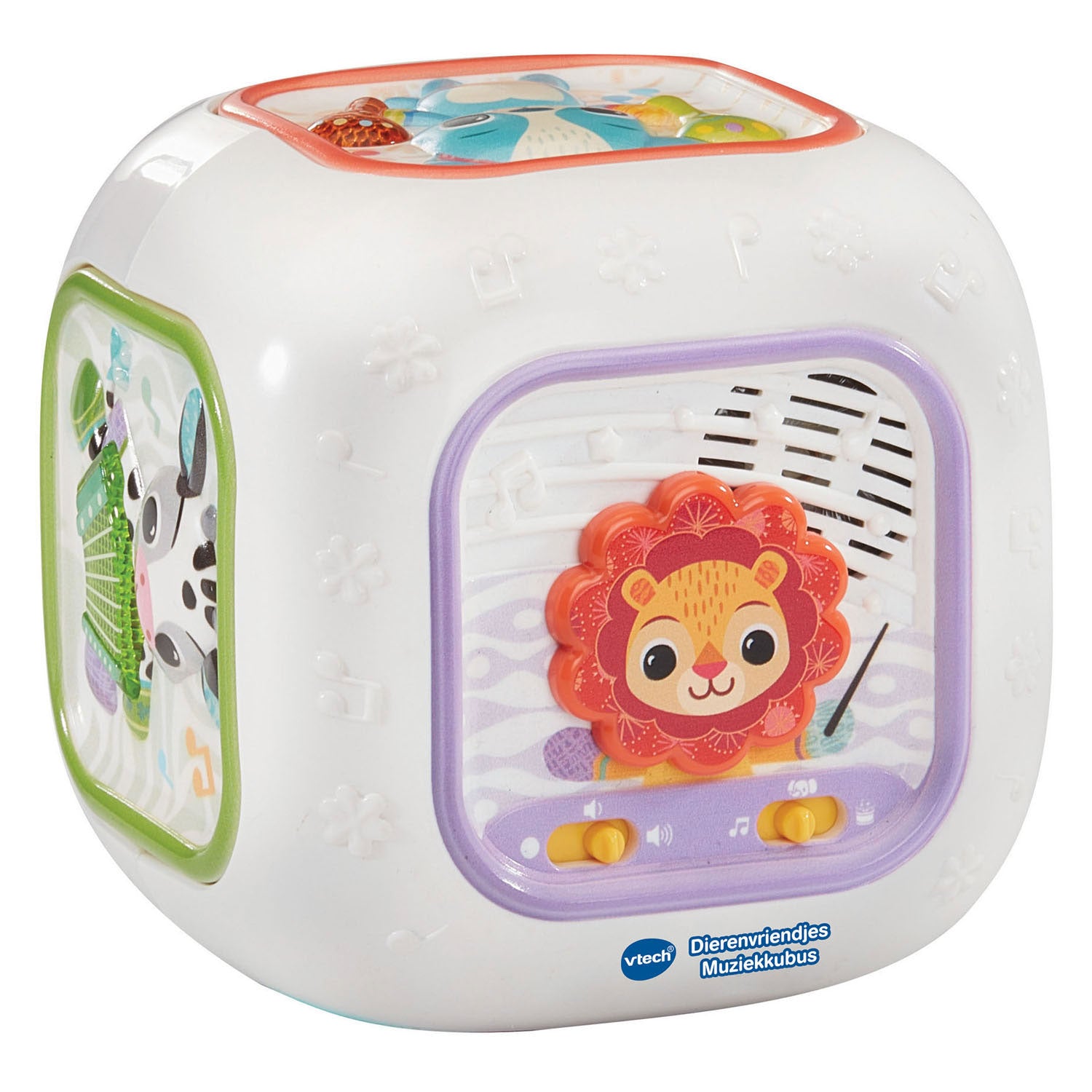 Vtech dierenvriendjes muziekkubus - educatief speelgoed - 80+ melodietjes, liedjes, geluiden en zinnetjes - speelgoed vanaf 3 maanden