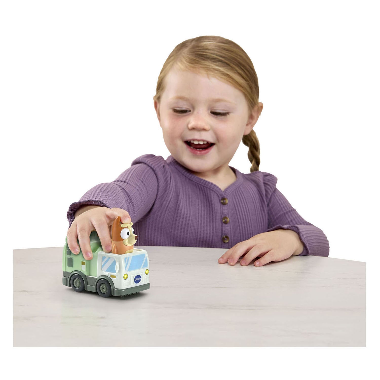 Vtech toet toet auto's bluey - bingo vuilniswagen