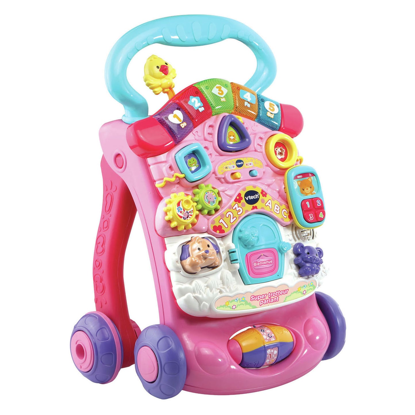 Vtech 2-in-1 activiteiten loopwagen roze
