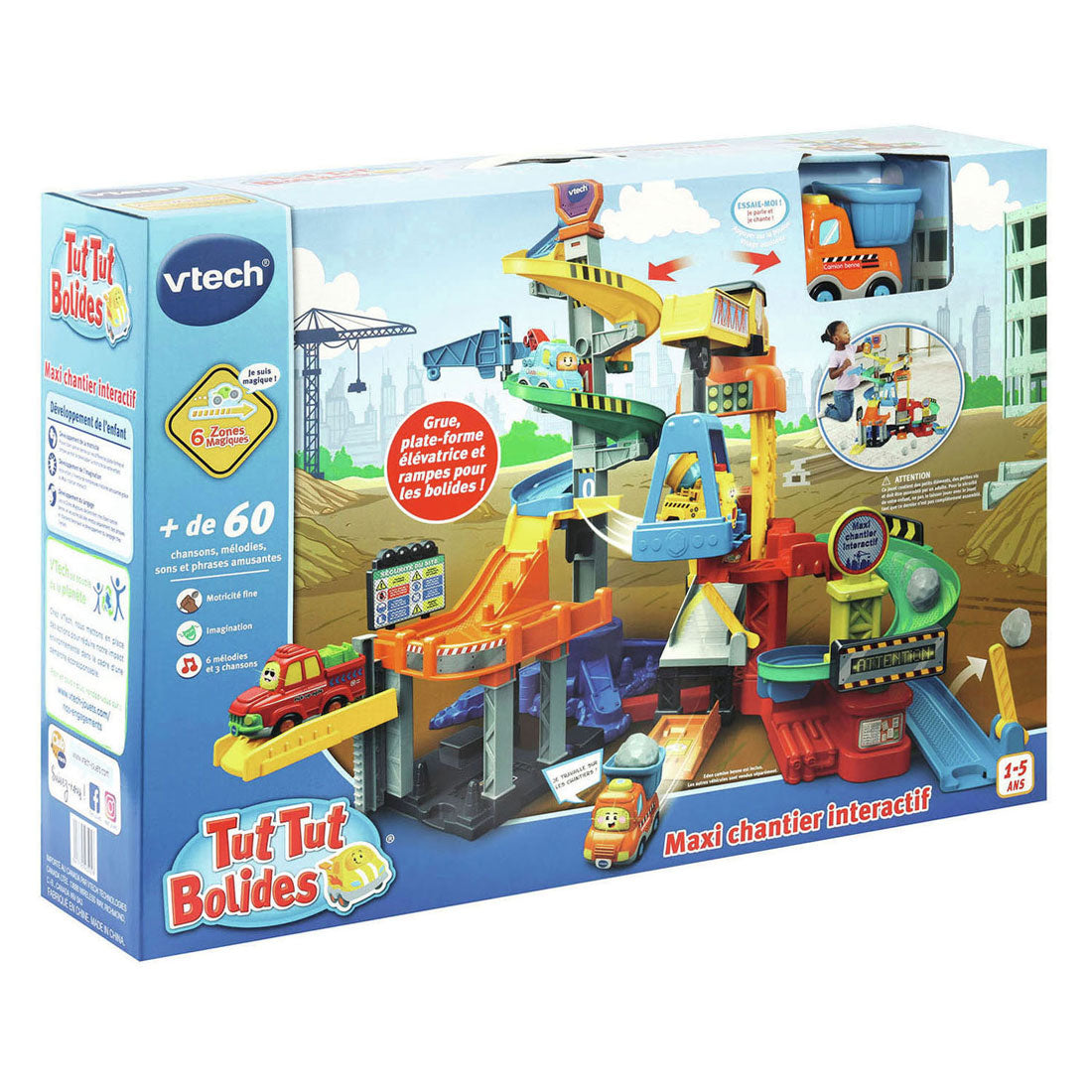 Vtech toet toet auto's interactieve bouwplaats