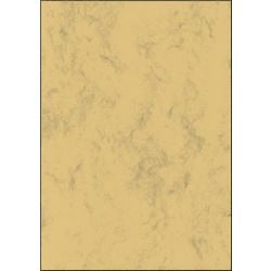Sigel designpapier - a4 - marmer zandbruin - 90 grams - 100 vel - si-dp262