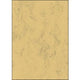 Sigel designpapier - a4 - marmer zandbruin - 90 grams - 100 vel - si-dp262